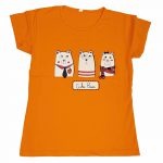 t shirt b0104 orange 150x150 - تیشرت زنانه طرح سه خرس