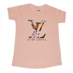 t shirt lv0102 pink 150x150 - تیشرت زنانه طرح لویی ویتون