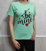 t shirt bemine02 model 150x167 - تیشرت زنانه طرح be mine کد02