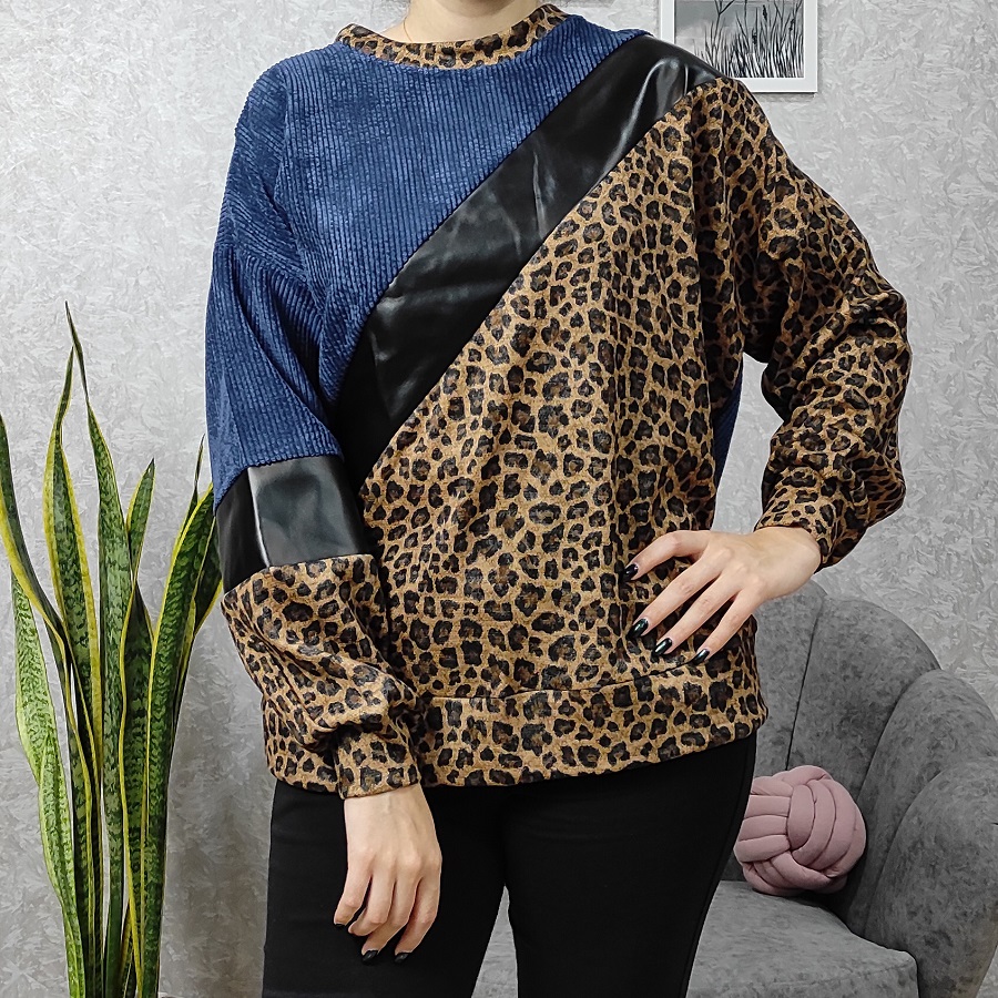 blouse leopard 01 - حراج و تخفیف ویژه