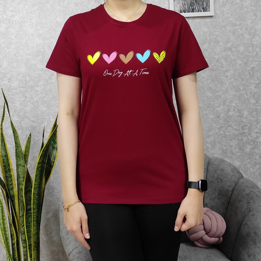tshirt heart print 02 - حراج و تخفیف ویژه