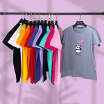 tshirt panda and balloon total 150x150 - تیشرت زنانه طرح پاندا و بادکنک