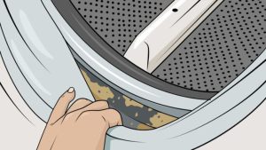 Not cleaning the washing machine components 300x169 - چرا لباس ها بعد از شستشو بو می دهند ؟